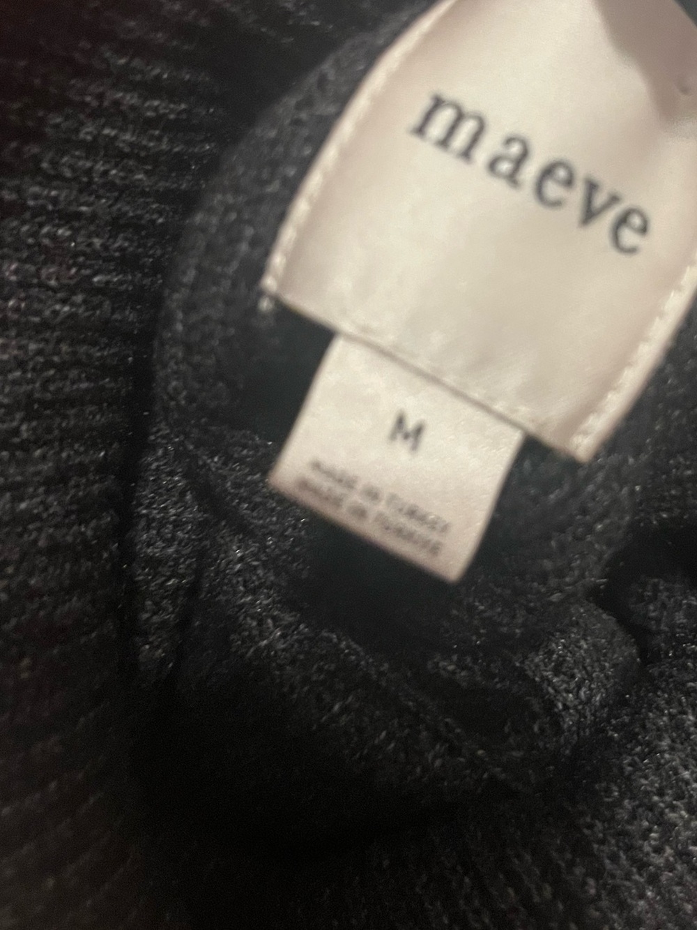Maeve mock neck muscle sweater medium Knit Top Anthropologie - Picture 7 of 7